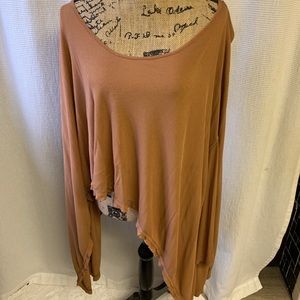 Free people A-symmetrical crop top